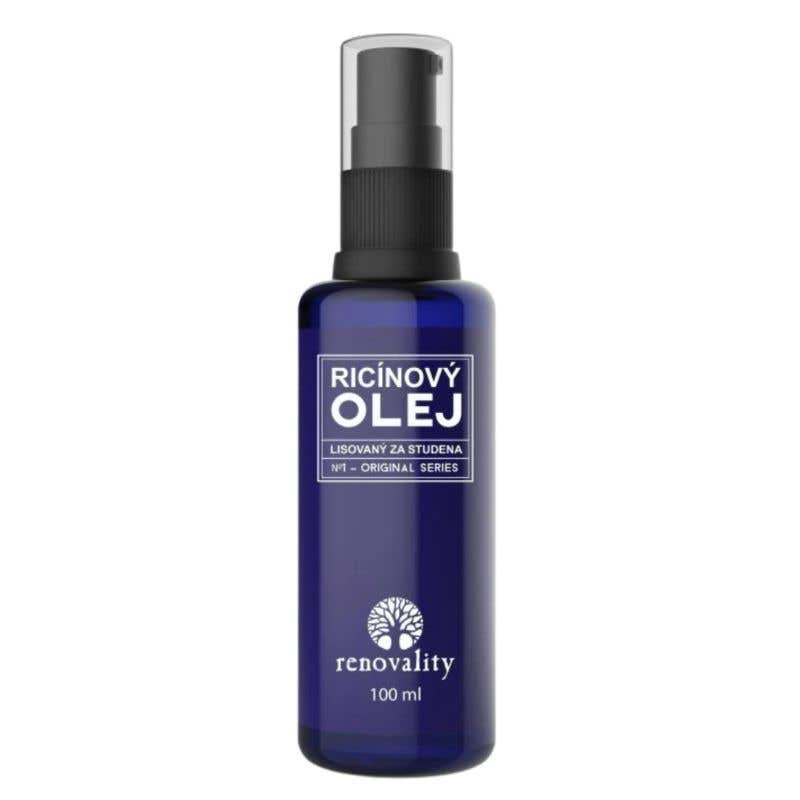 Renovality Ricinový olej za studena lisovaný 100 ml