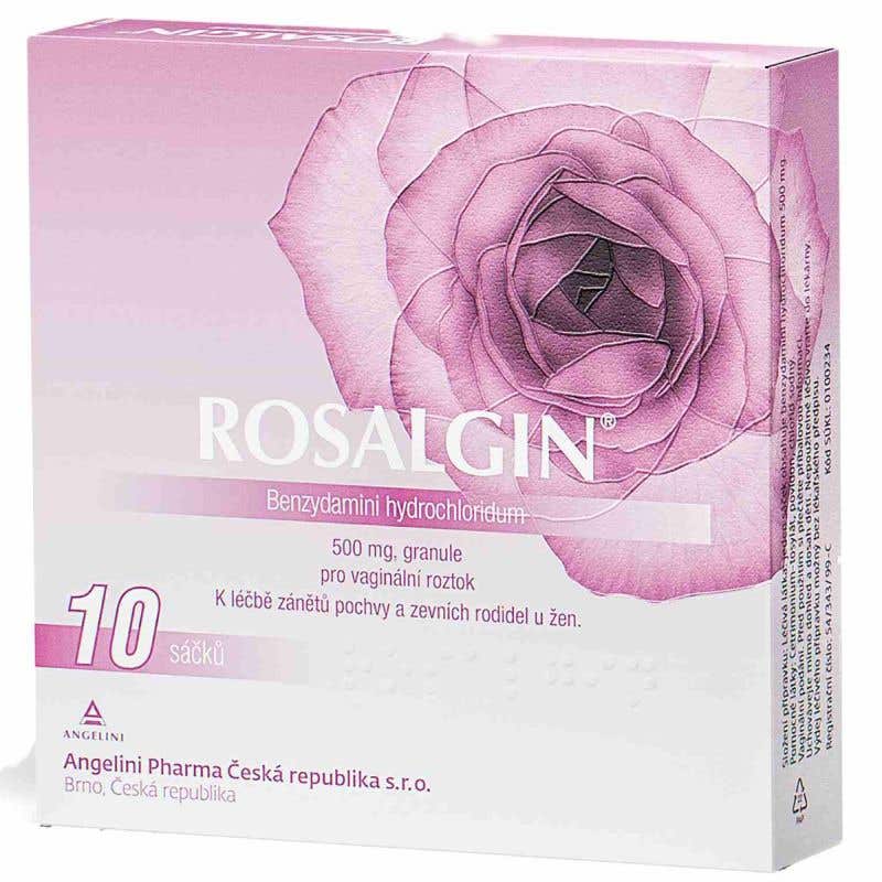 Rosalgin prášek pro přípravu vaginální roztoku 10x0,5 g