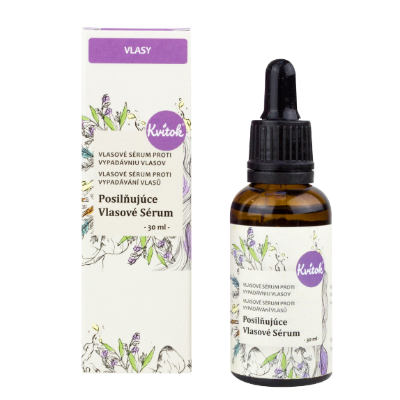Kvitok Vlasové sérum - posilňujúci 30 ml
