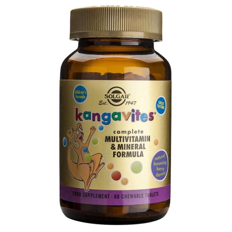 Solgar Multivitamín a minerál pro děti - angrešt 60 tablet