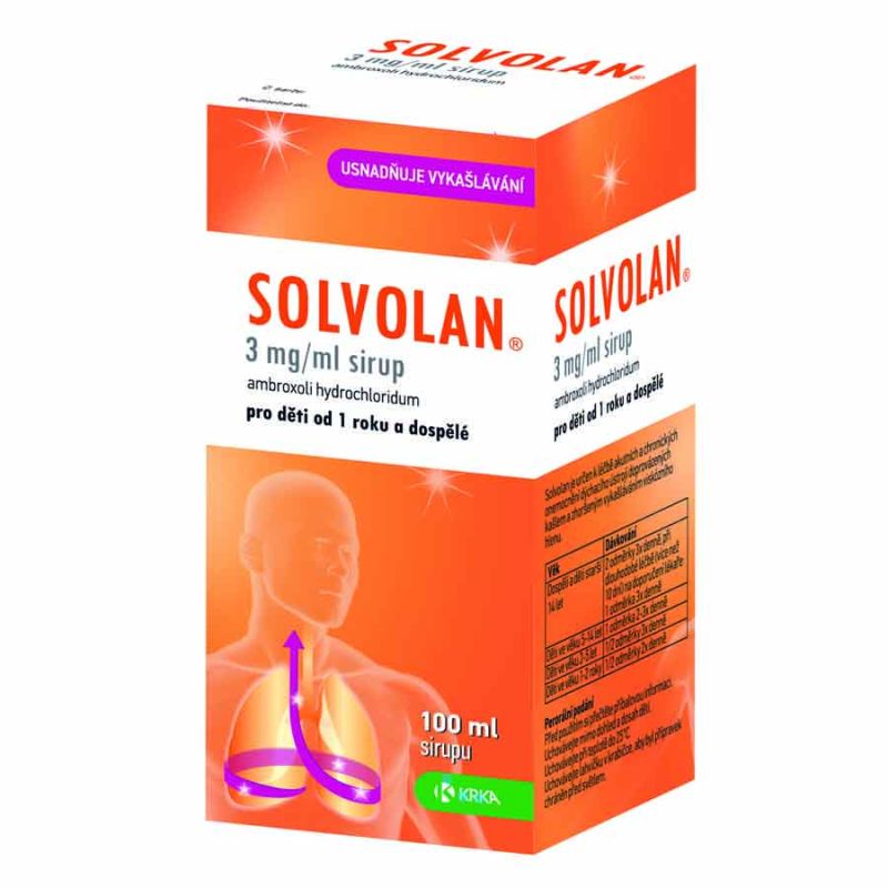 Solvolan 3mg/ml sirup 100 ml 