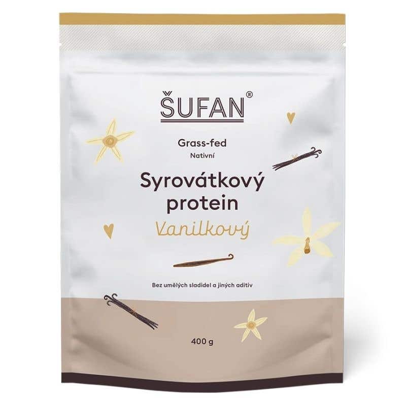 Šufan Syrovátkový protein – vanilkový 400 g