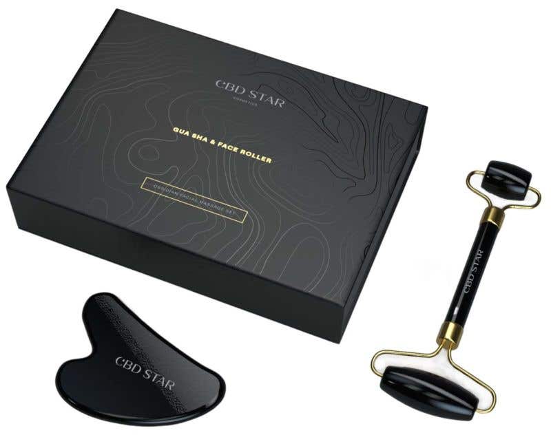 CBD Star Gua Sha & Face Roller 1 ks