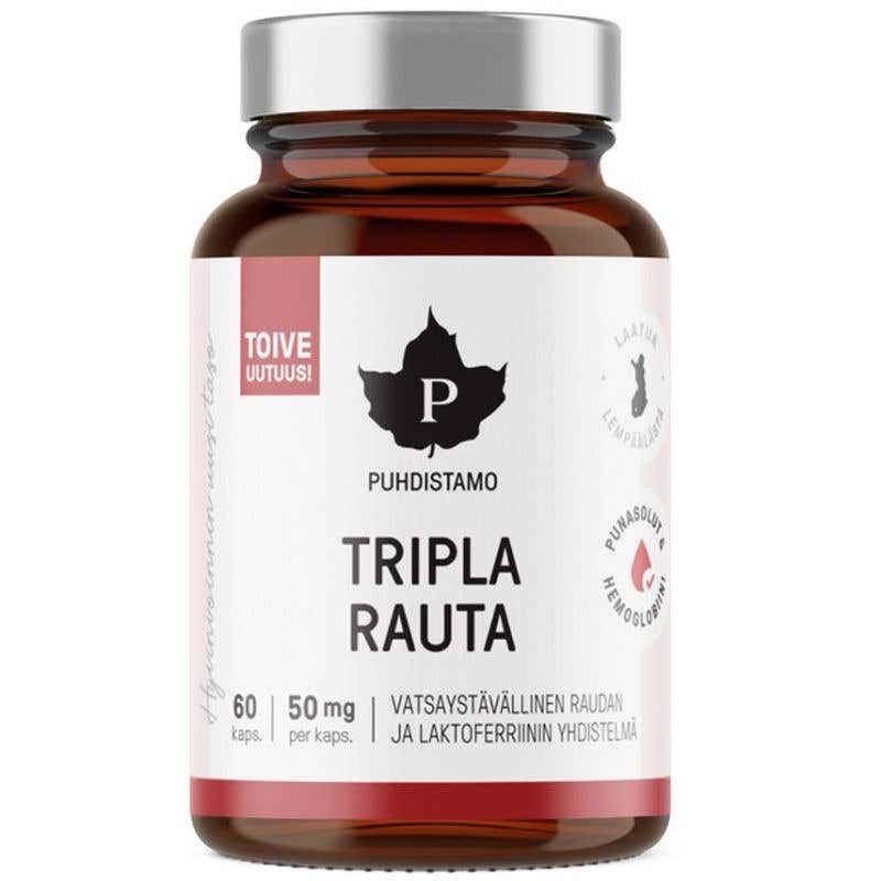 Puhdistamo Triple Iron - Železo, laktoferin a vitamín C 60 kapslí