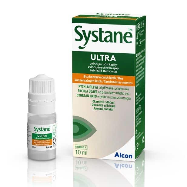 Systane Ultra zvlhčující oční kapky bez konzervačních látek 10 ml