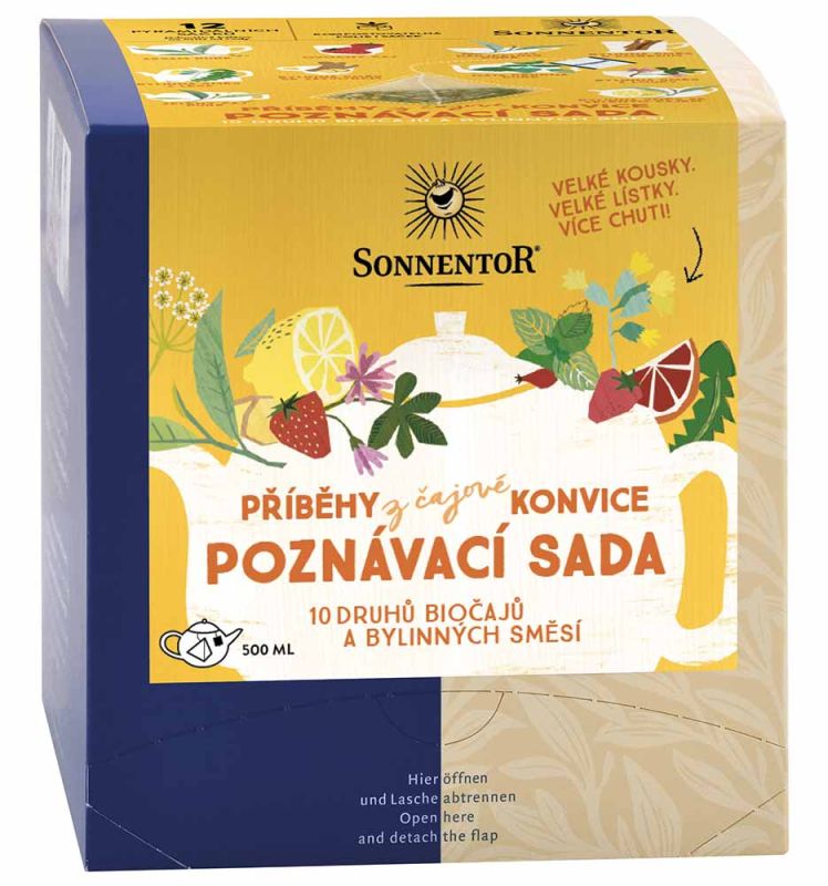 Sonnentor Příběhy z čajové konvice - poznávací sada BIO 29,2 g pyramidální sáčky