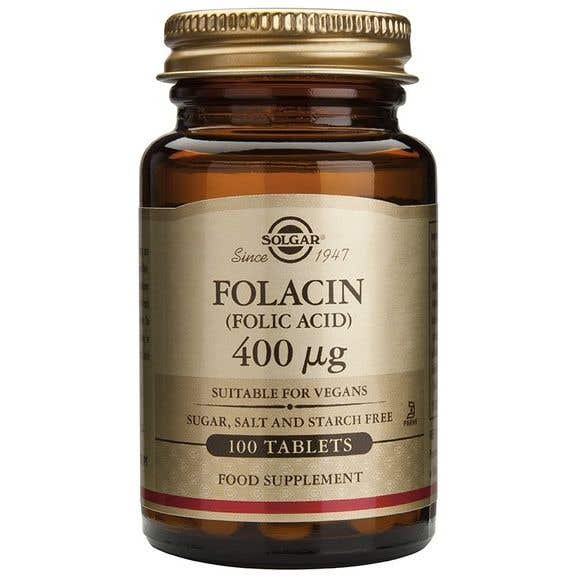 Solgar Kyselina listová 400 mcg 100 tablet