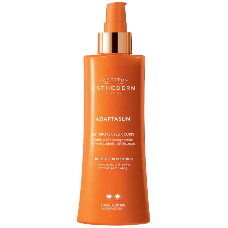 Institut Esthederm Adaptasun Body lotion Moderate sun - Tělové mléko s podporou opálení pro mírné slunce 200ml