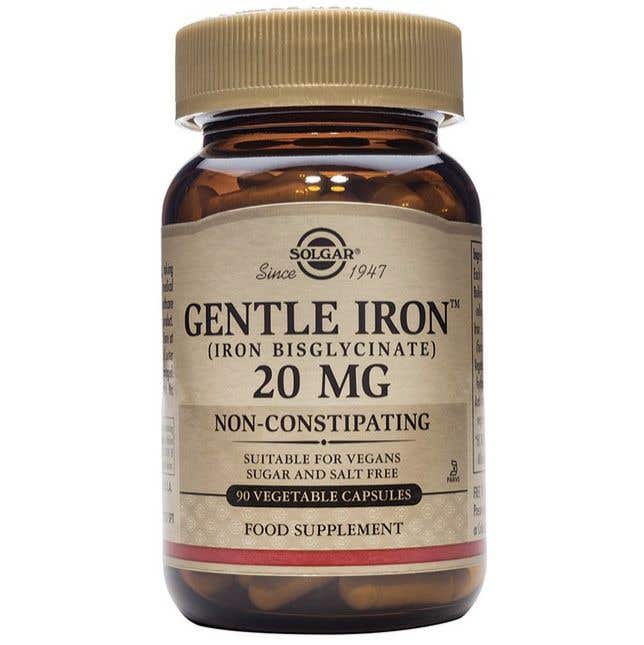 Solgar Železo 20mg 90 kapslí