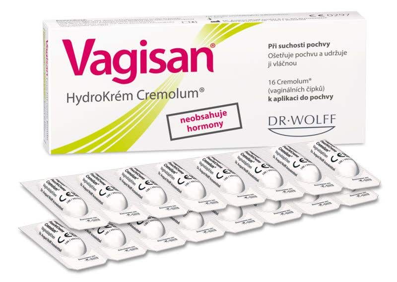 Vagisan Zvlhčující krém Kombi 10g + 8 čípků