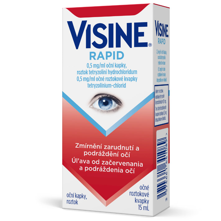 Visine Rapid 0,5 mg/ml očné kvapky 15 ml