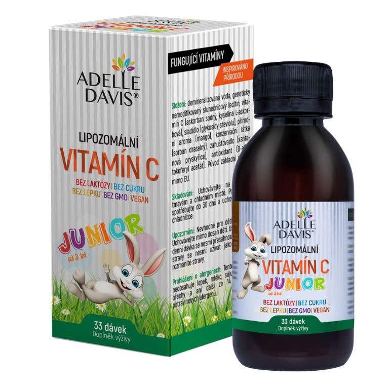 Adelle Davis Lipozomálna Vitamín C Junior 100 ml