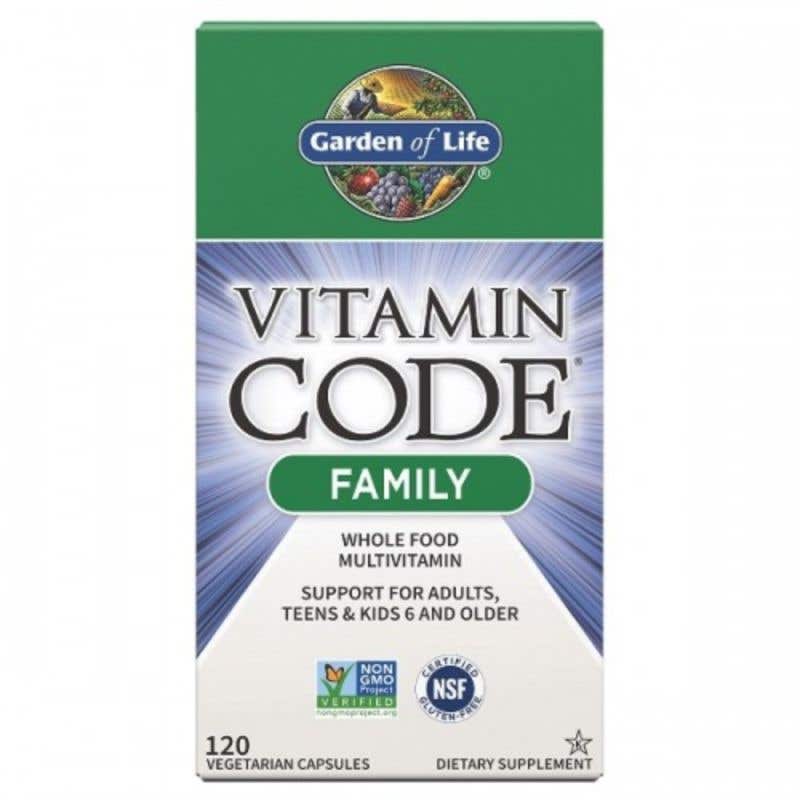 Garden of Life RAW Vitamin Code Family - multivitamin pro celou rodinu 120 kapslí