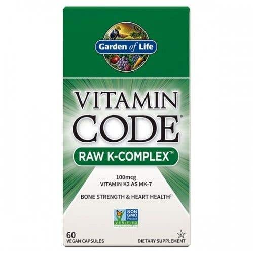 Garden of Life Vitamín K - Komplex - RAW 60 kapslí