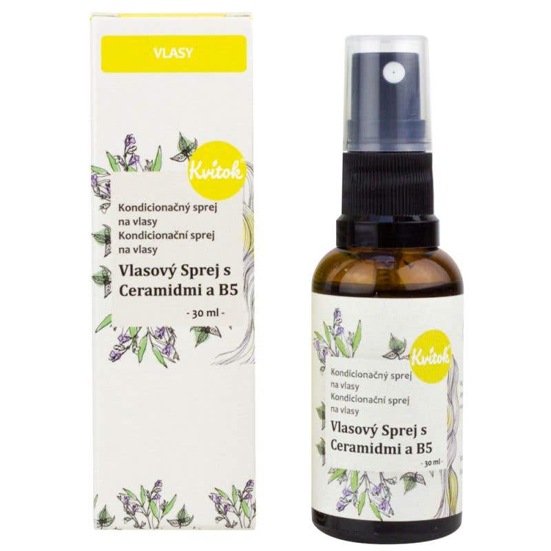 Kvitok Vlasový sprej s ceramidy a B5 30 ml