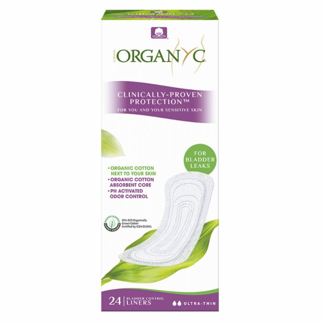 Organyc Inkontinenční vložky z bio bavlny Small 24 ks
