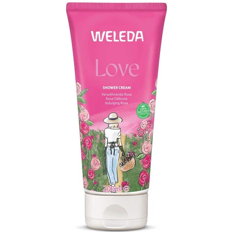 Weleda Love Růžový sprchový krém 200 ml