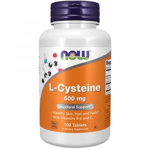 Now Foods L-Cysteine 500 mg 100 tablet