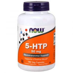 Now Foods 5-HTP 50 mg 180 rostlinných kapslí