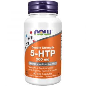 Now Foods 5-HTP 200 mg 60 rostlinných kapslí