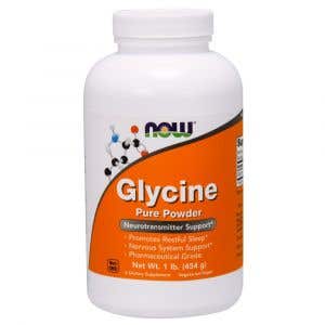 Now Foods Glycin čistý prášek 454 g