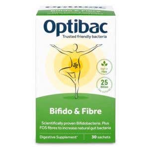 Optibac Bifido and Fibre Probiotiká pri zápche 30x6 g sáčkov
