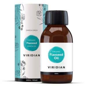 Viridian Golden Flax Seed Oil Olej z lněných semínek BIO 200 ml 