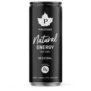 Puhdistamo Natural Energy Drink original – Energetický nápoj 330 ml