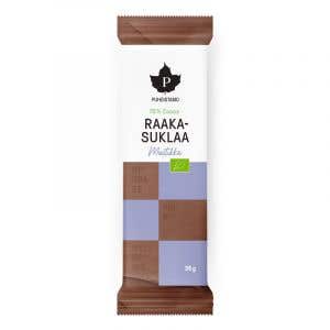 Puhdistamo Mustikka čokoláda 70% kakaa s příchutí borůvky RAW BIO 36 g