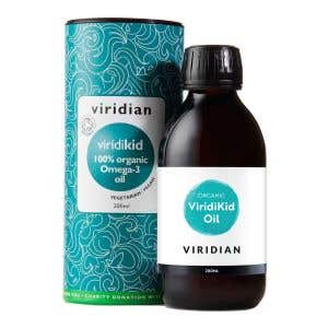 Viridian Viridikid Omega 3 Oil Organic - BIO Omega 3 olej pre deti 200ml