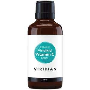 Viridian Viridikid Vitamín C v kapkách pro děti Organic 50ml