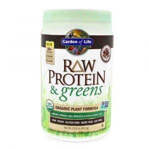 Garden of Life RAW Protein & Greeens Organic - čokoládový 611 g