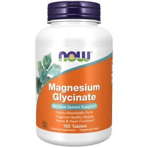 Now Foods Magnesium glycinát - horčík v chelátovej väzbe 180 tabliet