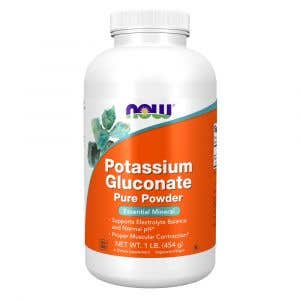 Now Potassium Gluconate - draslík ako glukonát draselný čistý prášok 454 g
