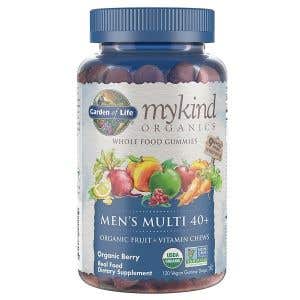 Garden of Life Mykind Organics Multi Gummies Pre Muža 40+ z organického ovocia 120 vegan gummies