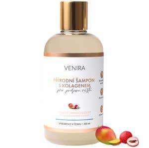Venira Prírodný šampón s kolagénom na podporu rastu - mango a liči 300 ml