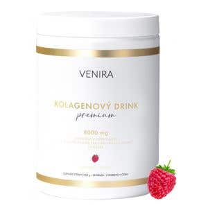 Venira Premium kolagenový drink pro vlasy, nehty, pleť s příchutí maliny 800 g