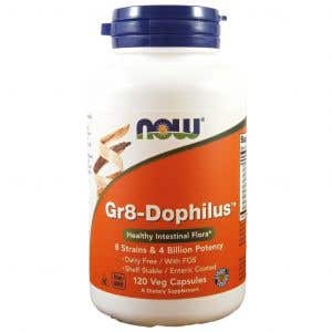 Now GR8 Dophilus probiotika 120 rostlinných kapslí