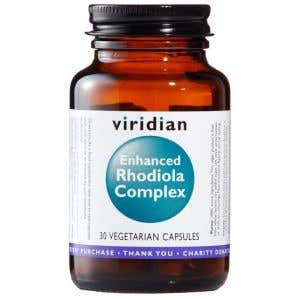 Viridian Enhanced Rhodiola Complex - Komplex Rozchodnice růžová s adaptogeny 30 kapslí 