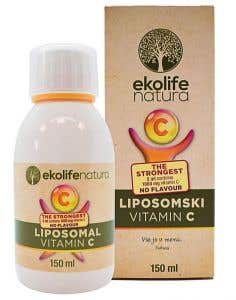 Ekolife Natura Liposomal Vitamin C 1000mg - Lipozomální vitamín C 150 ml