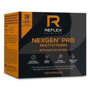 Reflex Nexgen PRO Multivitamín + Digestive Enzymes – Tráviace enzýmy 120 kapsúl