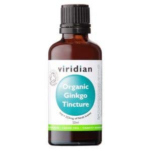 Viridian Ginkgo Biloba Tincture Organic - BIO Tinktura 50ml 