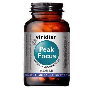 Viridian Peak Focus Organic - BIO pro Normální kognitivní funkce 60 kapslí 