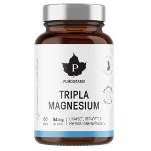 Puhdistamo Tripla Magnesium - Hořčík 60 kapslí