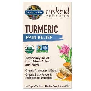 Garden of Life Mykind Organics Turmeric Pain Relief – proti bolesti -30 tablet