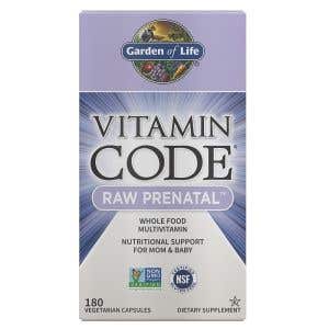 Garden of Life Vitamin Code - RAW Prenatal - Multivitamín (těhotenství, kojení) 180 kapslí