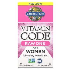 Garden of Life Vitamín Code RAW ONE - multivitamín pre ženy 75 kapsúl
