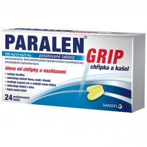 Paralen Grip na chrípku a kašeľ 24 tabliet