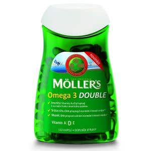 Mollers Omega 3 Double rybí olej 112 kapsúl