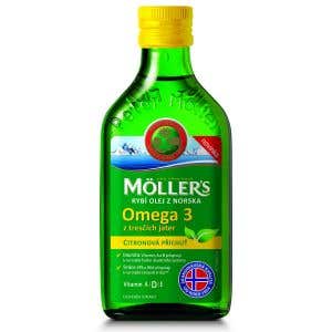 Mollers Omega 3 Citron rybí olej 250 ml